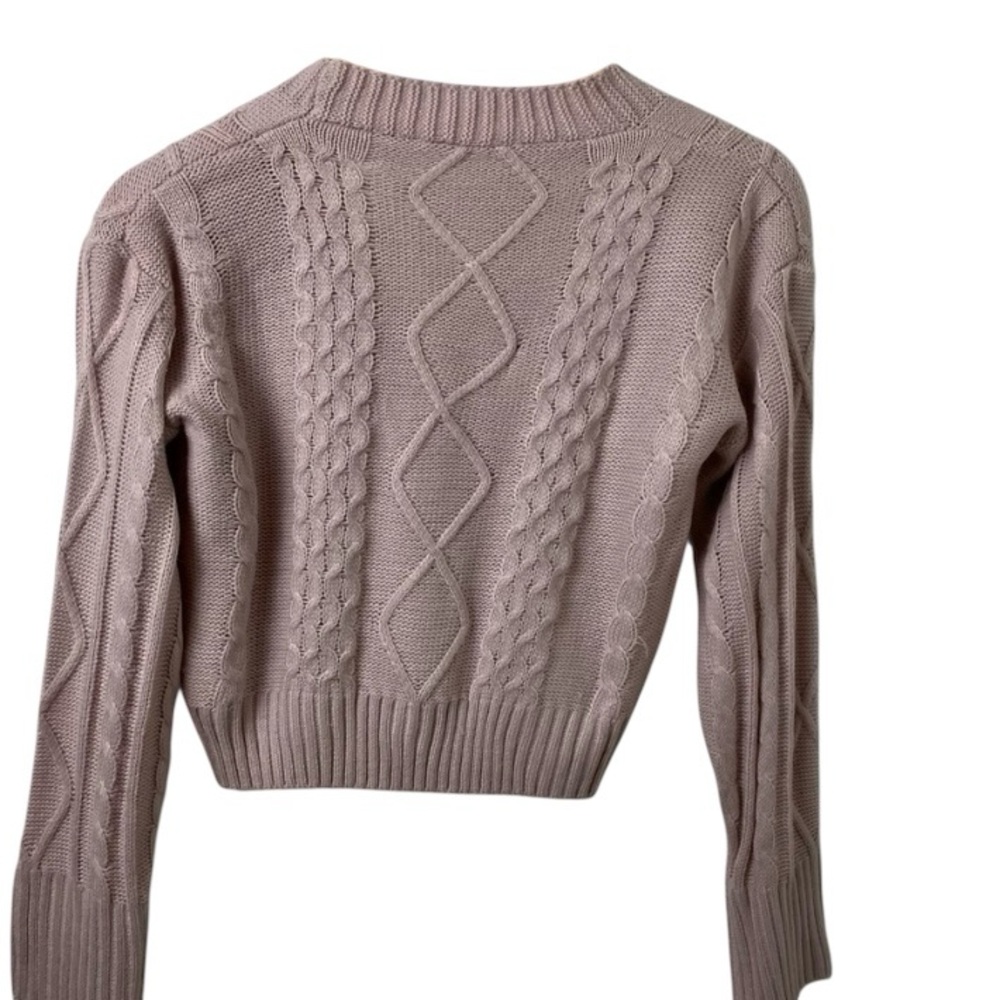 Shein Sweater Pale  Pink . Sz S. - Picture 3 of 12